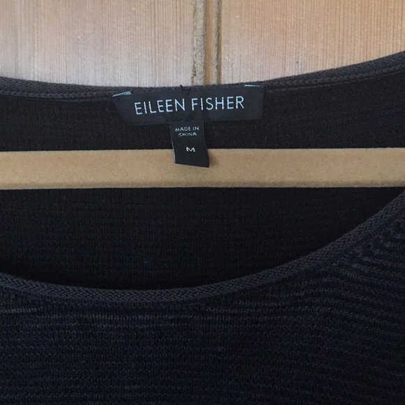Eileen Fisher silk batwing top - Picture 3 of 5